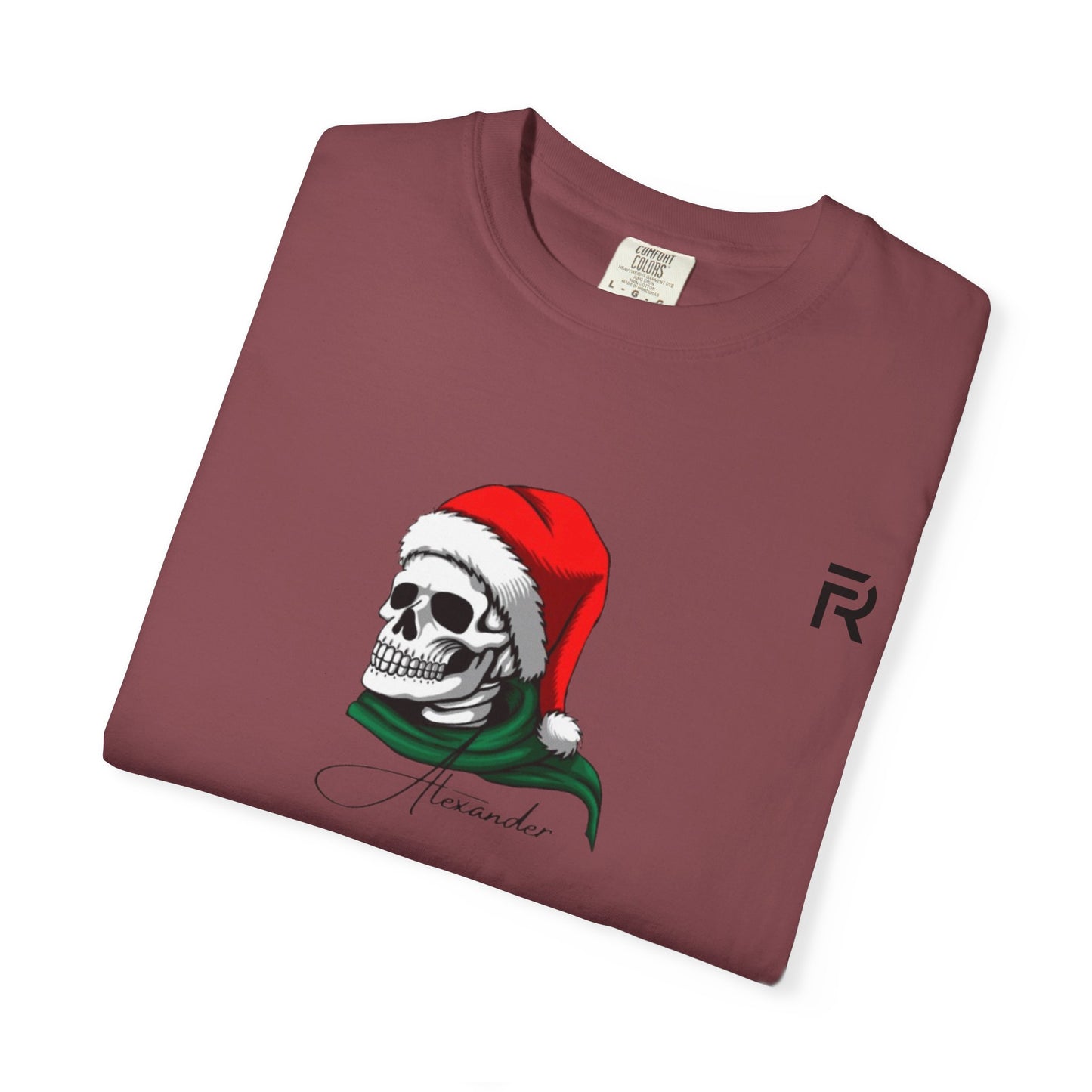 Unisex Skull Santa T-Shirt, | Rivvled