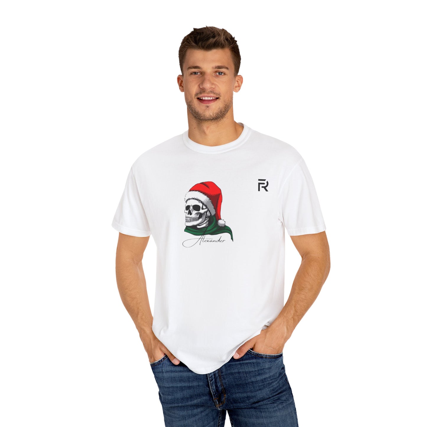 Unisex Skull Santa T-Shirt, | Rivvled