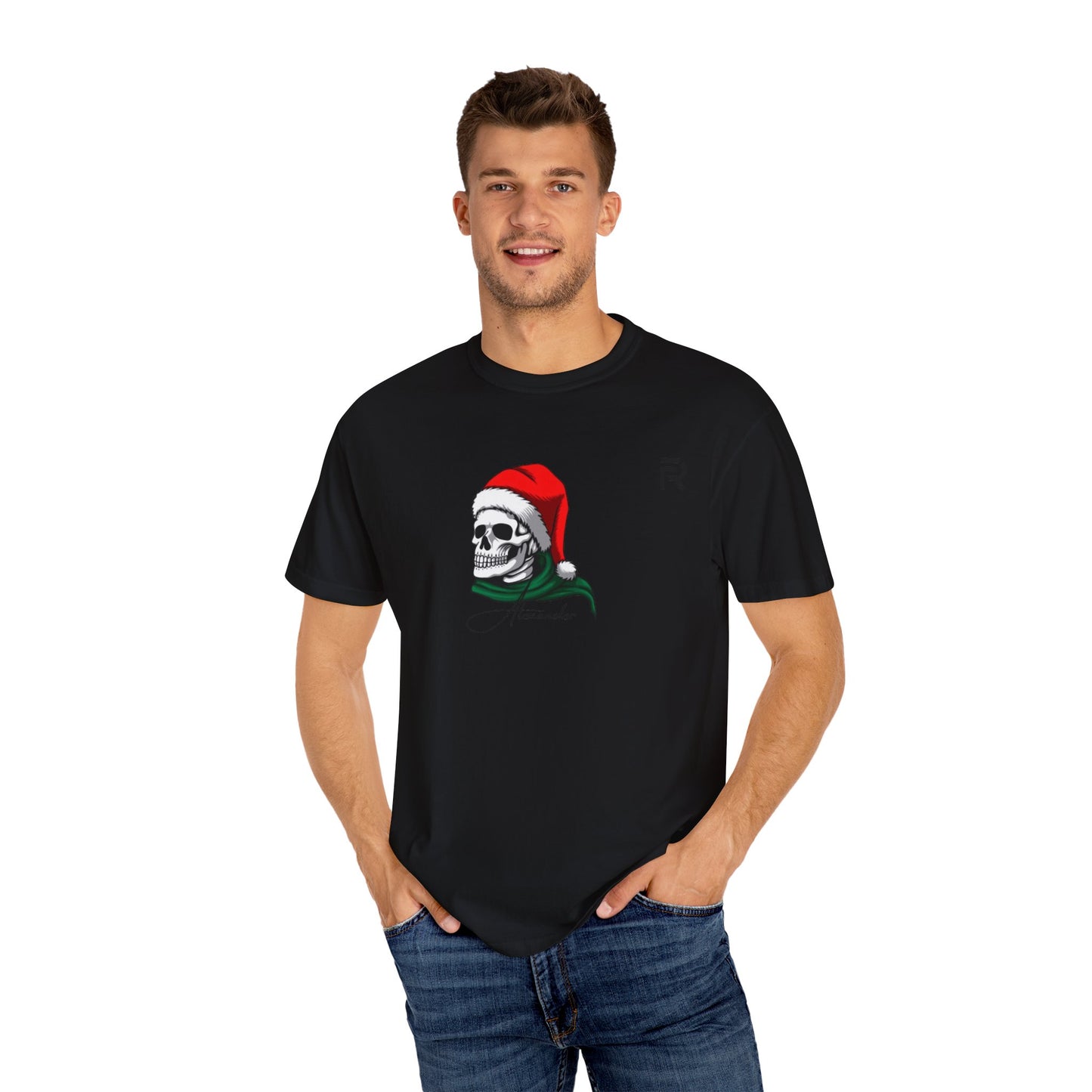 Unisex Skull Santa T-Shirt, | Rivvled
