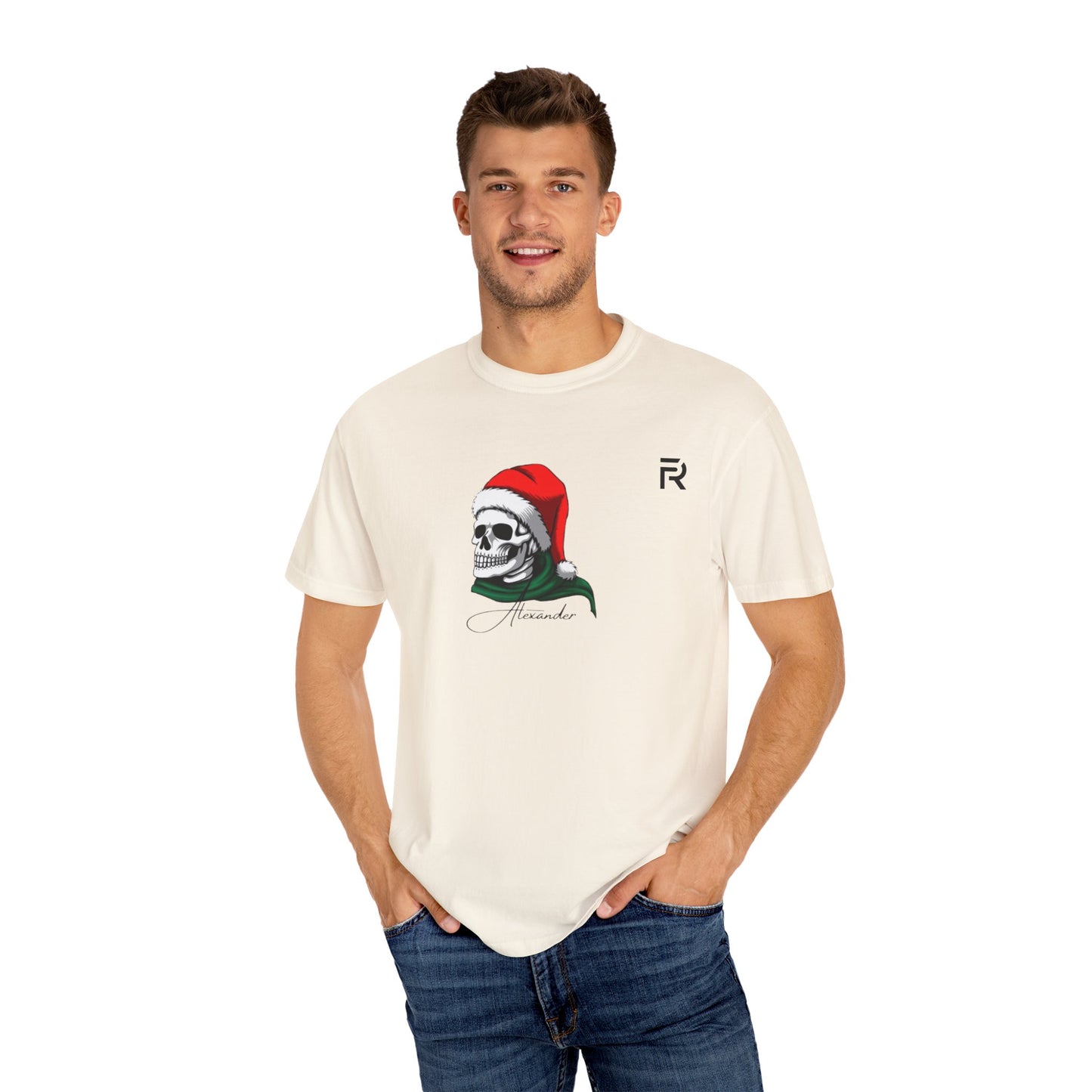 Unisex Skull Santa T-Shirt, | Rivvled