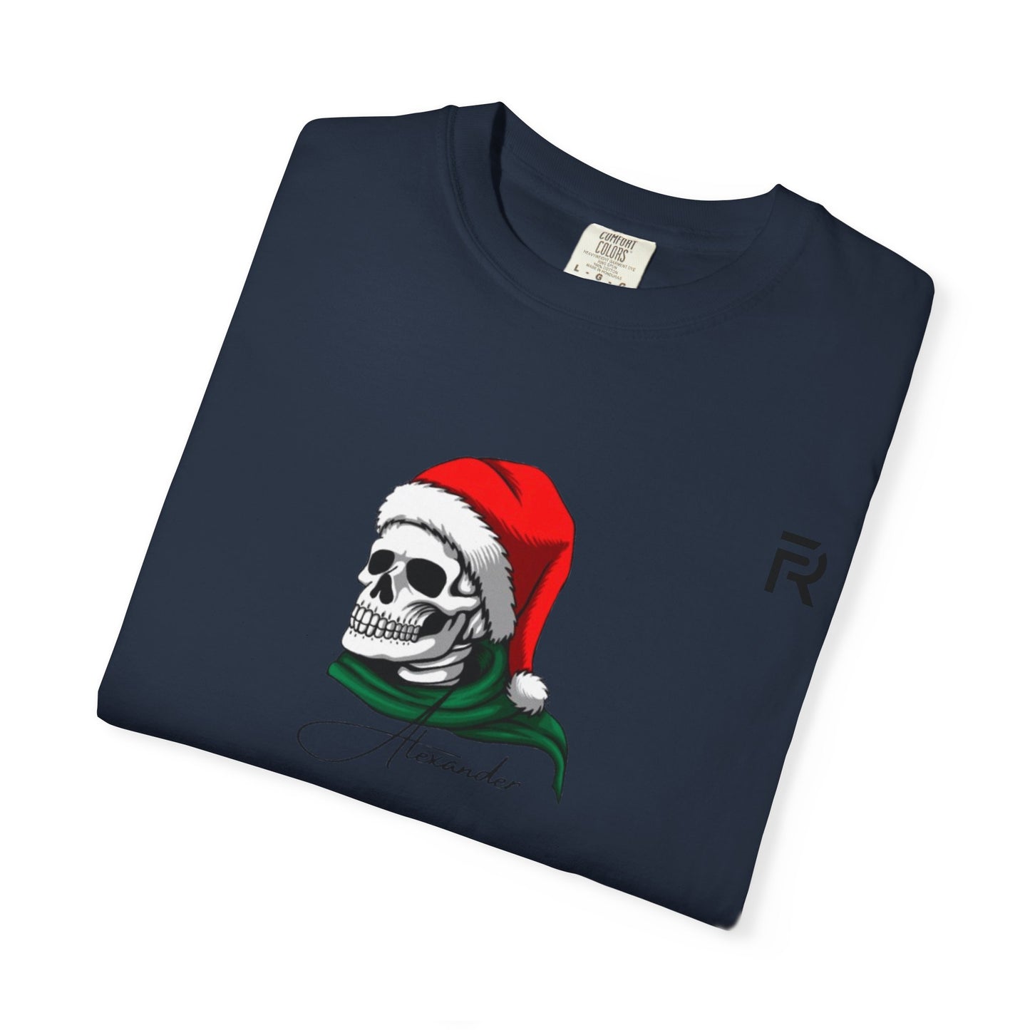 Unisex Skull Santa T-Shirt, | Rivvled