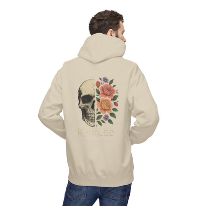 Floral Skull Fleece Hoodie | Rivvled